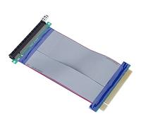 PCI-E Riser Extender 19cm PCIe 16X Soft Flat Extension Cable for 1U/2U Server, GPU Mining Rig Small Chassis High Speed Shielding Design with Flexible Installation