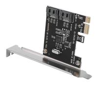 PCI-E to Dual SATA III Expansion Card ASM1061 6.0Gbps Data Transfer Extend Storage Capacity Support Desktop SATA HDD SSD