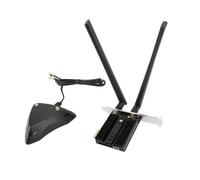 PCI-E WiFi Adapter, BE200 8774Mbps Tri Band Wireless Network Card with 5.4, Dual 6dBi Antennas, for 4K 8K Video Streaming