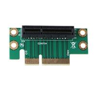 PCI Express 4X Card 90 Degree Adapter Card Converter Compatible For 1U/2U Computer Accessories Splitter Extension Cable Adapter Card Reader Converter Drive Cord Base Case