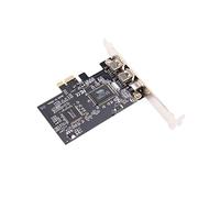PCI Express FireWire 1394 3 Port Controller Card for Desktop Computer | 3 external FireWire ports,400Mbps transfer,PCI Express x1,supports DV camcorders,hard disks,scanners,digital
