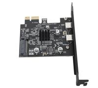 PCI Express USB 3.2 Gen 2 Type-C Expansion Card with 2 Ports for Desktop PC - Support 7/10/11 and Linux