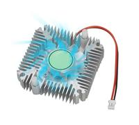 PCI Fan, Aluminum Graphics Card Cooling Fan with 55mm Chip Hole Distance, Compact Heatsink for Video Editing, Business, Office, and Home Computer Use