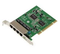 PCI LAN Switch Card 10 100 Ethernet Network 4 Ports - REALTEK RTL8111C