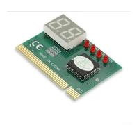 PCI Motherboard Diagnostic Card, 2-Digit POST Code Reader with Self-Test Function and Audible Alarm for Desktop Troubleshooting