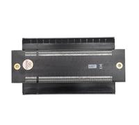 PCIe 16X Riser Adapter Female to Female, PCI Express 16X Extension Card, PCIe 3.0 Point to Point Design with Gold Plated Contacts for Graphics Card in 1U 2U Server