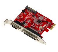 KALEA-INFORMATIQUE PCIe x1 2.0 serial COM RS232 + parallel LPT DB25 POS Power On Serial 5V 12V RI controller card.