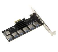 Pcie 1x 7 Ports Usb3 Replication Card - For Pcie Bitcoin Mining