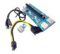 PCIe 1X To 16X Card Adapter With USB3.0 Cable Extension Card Adapter Extension Cable For Laptop External Graphics PCIE Withpower