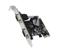 PCIe 1x To Double RS232 Serials Port Adapter High Bandwidth 2.5Gbps For Stable Data Transfer In Industrial Applications Double Port PCIe Card For Printers