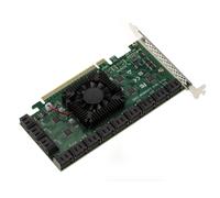 PCIe 3.0 16X Controller Card With 24 SATA 6G Ports. ASM1812 And ASM1064 Chipset.