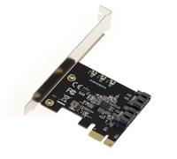 PCIe 3.0: SATA 6GB Controller 2 Ports Chipset JMB582 - High Low Profile