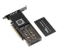 KALEA-INFORMATIQUE PCIe 3.0 x16 controller card for 4 M.2 NVMe SSDs with PLX PEX8747 chipset - Protected by ventilated aluminium enclosure