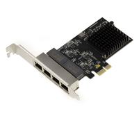PCIe 4 Ports LAN RJ45 Gigabit Ethernet 10 100 1000 Mbps Chipset REALTEK RTL8111H