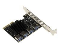 PCIe 4X Replication Card To 4 Ports Via USB3 Connections - BANDWIDTH 20G