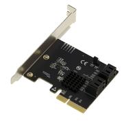 PCIe 4X SATA 3 6G Controller Card UEFI Support Marvell 88SE9236 Hardware RAID