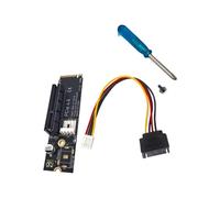 PCIE 4X To 2 Adapter PCIE Hard Drive Converter Reader Card Replacement For Computer Accessories Professional Expansion