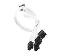 PCIE 5.0 8pin to CPU 16Pin Male Power Supply Extension, 18W 0.4M | PCI-E 5.0 12VHPWR RTX4090 for AX760I / AX860, Power Supply Extension Cable for