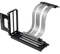 PCIe 5.0 Riser Cable 20cm, 128GB/s, Vertical GPU Mount, Gen 5 Extender | PCIe 5.0 x16 Supports RTX 5090/4090 & RX 7900XTX, Backwards 4.0/3.0, Full Metal Bracket, GPU Holder Kit for PC Cases