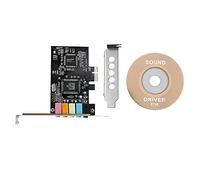 PCIe 5.1 Sound Card, PCI Surround 3D Audio Card for PC with High Performance Direct Sound and Low Profile Support