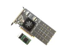 PCIe Adapter Module Combination, Desktop Add-in Board Configuration, Multi-Connector Expansion Structure, 7.67 Inch Length Reference for Hardware Fit Planning Pcie Addin Board Desktop Expansion Module