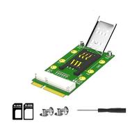 PCIe Adapter With Card Slot For 3G WWAN LTE Card With Elastic Card Holder Converters 3G LTE Networking