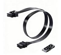 PCIe Cable 8 Pin to 6+2 Pin, GPU Power Cable 60cm for Modular PSU Compatible with Corsair Thermaltake Aresgame 18AWG Copper Wire Male to Male GPU Connector for GTX RTX RX Graphics Cards