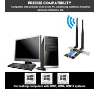 Pcie Card 433Mbps Dual Band 5G for 4.0 for Card for Desktop 4. This Community Card Offers You Effective Adaptor Card Card for a Card for Pc Ac1200 Pcie Tarjeta Red Pci Expr