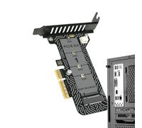 Pcie Card - 64Gbps Adapter Board, Thermal Control Internal PCIe Card | For Controller Data Cable PC Computer Laptop Network Workplace Effortless Installation Advanced Speed Capabilities