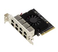 Pcie Card 8 Ports Rj45 Gigabit Lan Ethernet 10 100 1000 1G Realtek Rtl8111h
