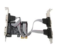 PCIE Expansion Card, PCI Express X1 Interface to 4 RS232 Serial Ports, Wide Applications Adapter Card for Serial Devices, Monitoring Systems, POS Terminals