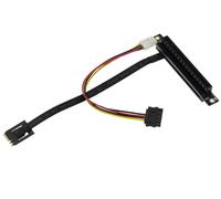 PCIe Gen 3.0 16x To M2 E A Key Riser Adapter - Cable Length 20Cm