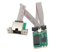 PCIE Gigabit Network Adapter, Mini Gigabit Ethernet Card with 82576 for 10 8.1 8 7 XP, Support PXE SR-IOV, dual gigabit long frames 1000Mbps, 100BASE-T