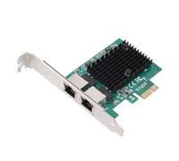 PCIe Gigabit Network Card Professional RTL8125B Dual Port 2.5G High Speed PCI Express Ethernet Adapter for Desktop PC Workstation Server