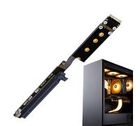 PCIe Graphics Card Extender - Flexible M.2 Interface Cable, GPU Extension Adapter | Slim Modular Connector for Rigs, Silent Cooling Path, Ultra Thin Mount Mounting Solution