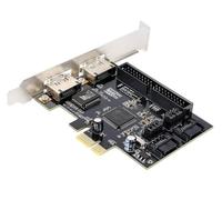 KALEA-INFORMATIQUE SATA or eSATA and IDE controller card on PCI Express PCIe slot - 2 SATA (or eSATA) ports + 2 IDE ATA ports