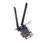 PCIe Network Adapter, AC600Mbps WiFi BT4.2, 6dBi Antennas, APP Control, 7/8/10/11, PCIe Network Card for Desktop Computer
