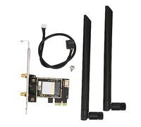 PCIe Network Adapter, RTL8822CE PCI Express Gigabit Ethernet Card Plug and Play Low Power for Entertainment for Learning