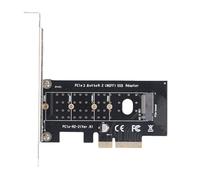 PCIe NGFF Riser Card Efficient PCIe to NGFF SSD Adapter for B-Key M-Key BM 2230 2242 2260 2280 22110 Solid State Disk, High Speed Transfer for Safe and Stable 1 X Adapter Card