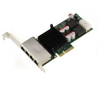 PCIe PoE x4 Gigabit Ethernet Card - 4 Ports Power Over Ethernet - INTEL I350AM4