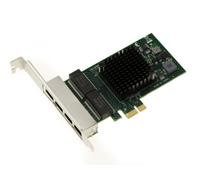 KALEA-INFORMATIQUE PCIe x1 4 port RJ45 QUAD LAN GIGABIT ethernet 10 100 1000Mb 1G network controller card - BroadCom BCM5719 - Low and High Profile
