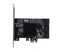 PCIE SATA Card 8 Ports, PCI Express to SATA 3.0 Controller Raid Card, SATA III PCI-e x1 Expansion Card for Desktop PC Support HDD for OS X, for Win 7,for Win 8, for Win 10