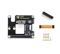 PCIe to M.2 M Key Adapter for Raspberry Pi 5, Support NVMe Protocol M.2 SSD with 2230/2242 Size, PCI-E×1 Gen2 or Gen3 Mode, Support Booting from SSD for PI5, High-speed Reading/Writing