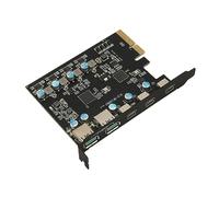 PCIe to Type C Expansion Card - High Speed USB3.0 20Gbps for Desktop Computer - 4 Independent Power Ports - Wide Compatibility