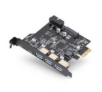 PCIe to usb 3.2 Gen 2 Card with 20 Gbps, 5 Ports (3 Type A, 2 Type C), PCI Express Expansion for WINDOWS, Linux, OS X