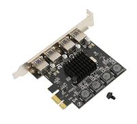 PCIE to USB Expansion Card 4 Ports, USB 3.0 PCI Express Card, High Speed 5Gbps USB3.0 Hub Controller with VIA805 Chip, Self Powered for Desktop PC, Compatible with Win 11, 10, 8, 7