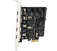 PCIE-U304C 4-Ports PCIE USB 3.0 (3.1 GEN1) 5Gbps Expansion Card for Desktop PCs, 4X 5Gbps Max USB-C Ports, Built in Smart Power Distribution Technology, No Need Extra Power Supply