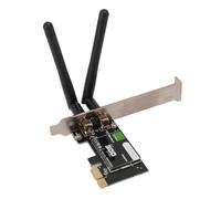 PCIE WiFi Adapter,2.4GHz 300Mbps PCIE WiFi Card, High Performance Computer Network Card,Wireless Adapter with 2 Antenna,Supports 7 8 10 11,Linux