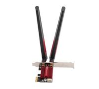 PCIe WiFi Card 7260AC, Dual Band 1200Mbps Bluetooth 4.0 Wireless Network Adapter with 2 High Gain 10dBi Antennas PCIe x1 Support for Desktop PC PCB 1 Pack