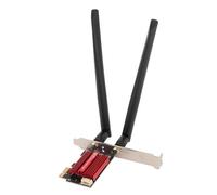 PCIE WiFi Card, Tri Band 6Ghz 5GHz 2.4GHz Wireless Internal Network Card, 5400Mbps PCIE 8DB Bluetooth 5.3 Wireless Adapter for for for Openwrt